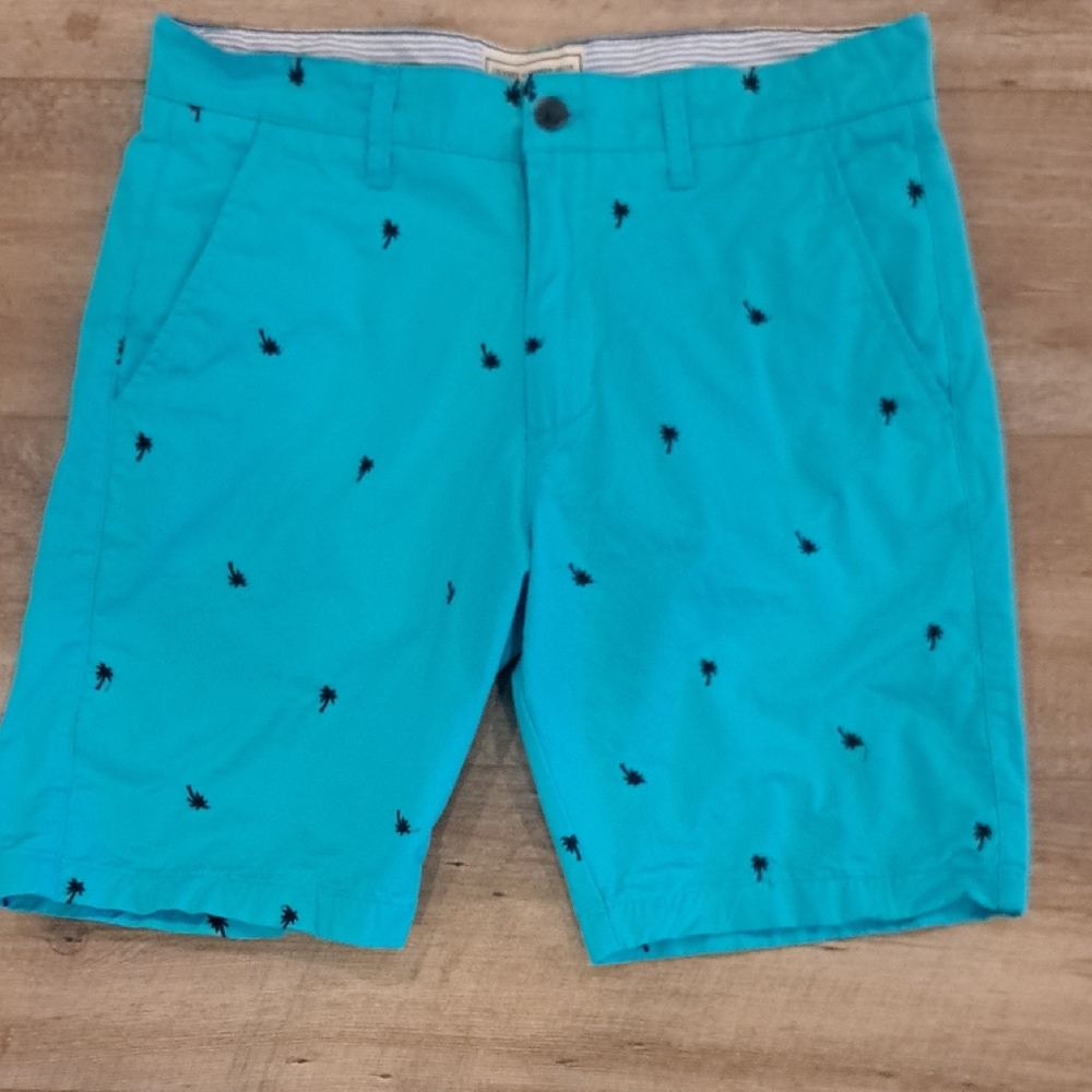 Alexander Julian Blue Flat Front Shorts - Picture 3 of 4